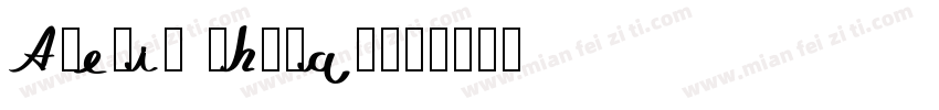 Alexis thomas字体转换